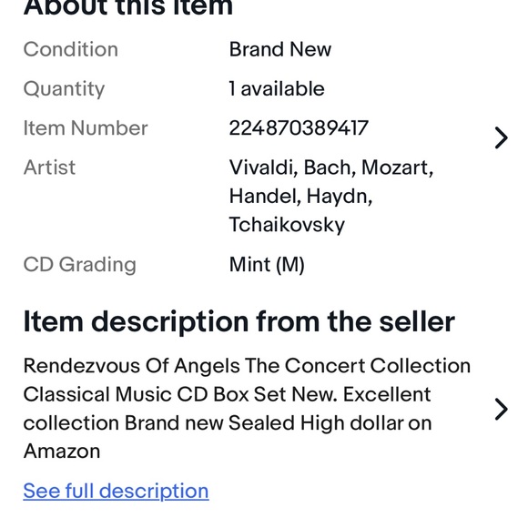 NIB Rendezvous of Angels platinum concert collection - Picture 14 of 16